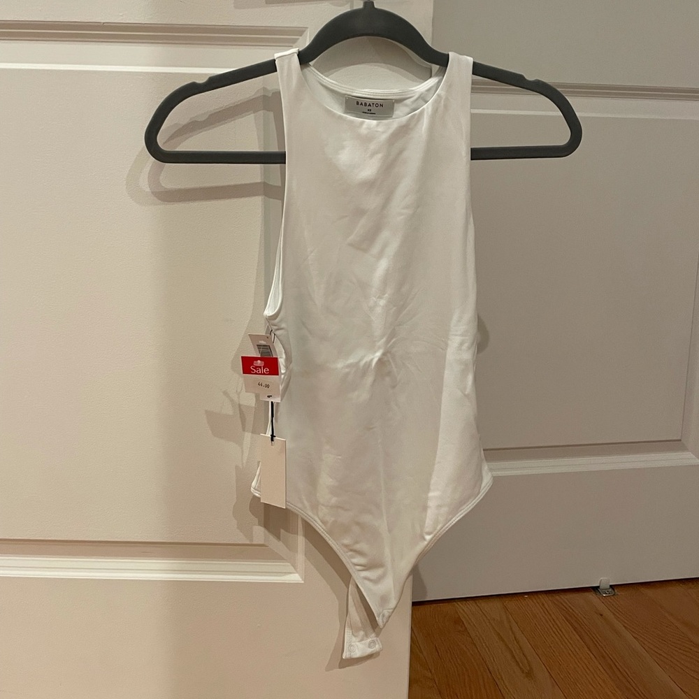 White XS Barton Bodysuit